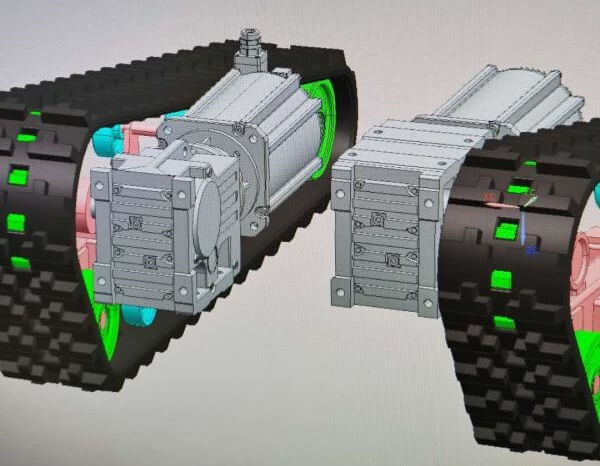 履帶行走減速機(jī)-K87直角減速機(jī)的驅(qū)動(dòng)應(yīng)用案例