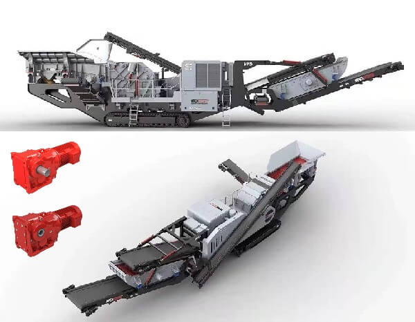 K系列直角減速機(jī)在大型移動(dòng)礦山破碎設(shè)備上的應(yīng)用