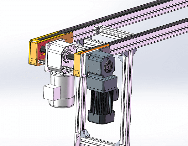 士元直角減速電機(jī)在自動化輸送線上的運(yùn)用