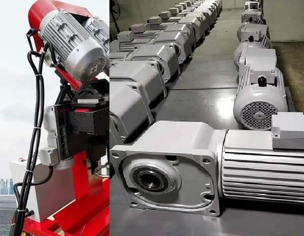 鋼板銑邊機(jī)減速機(jī) 士元SGF型直角減速電機(jī)的應(yīng)用