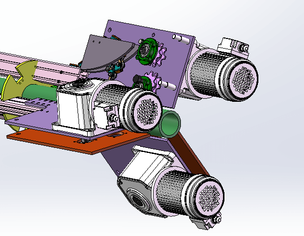 直交軸減速機(jī)在玻璃管道上的應(yīng)用