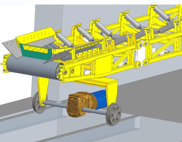 邁傳K系列直角減速機在煤礦輸送上的應用