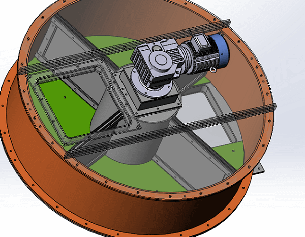 直角中空減速機在給料機上的應用-邁傳